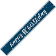 Banner 90th Birthday navy