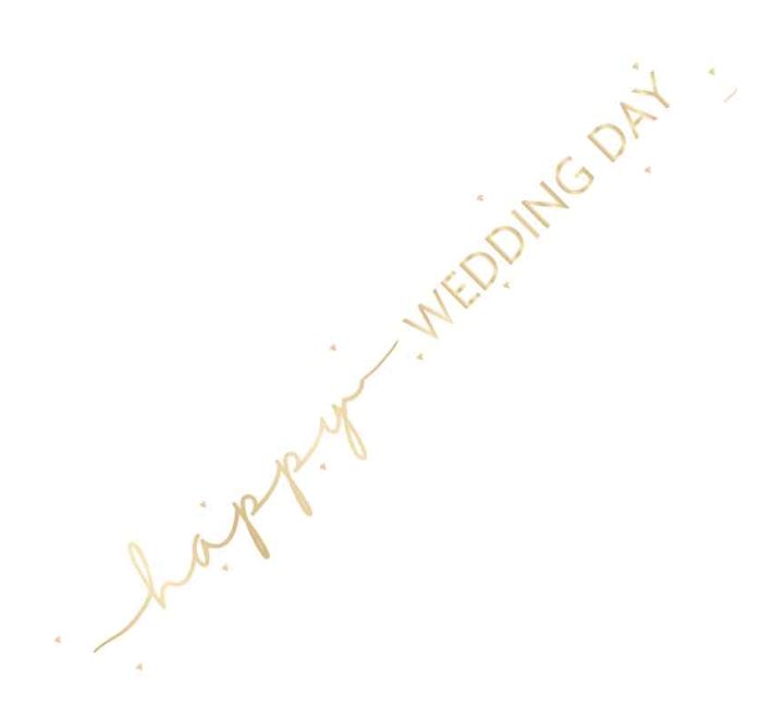 Wedding Day Celebration Party Banner 9ft Long