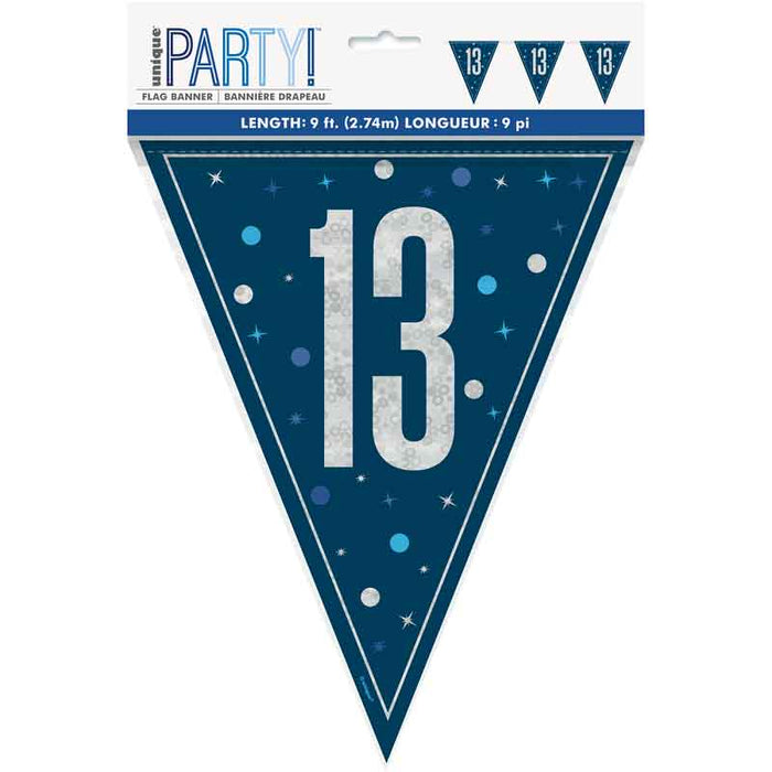 Banner Navy silver 13th