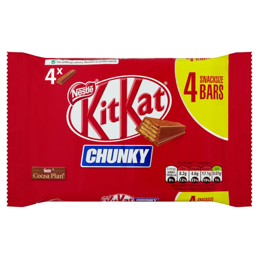 Kit Kat Chunky Milk Chocolate 4 Pack