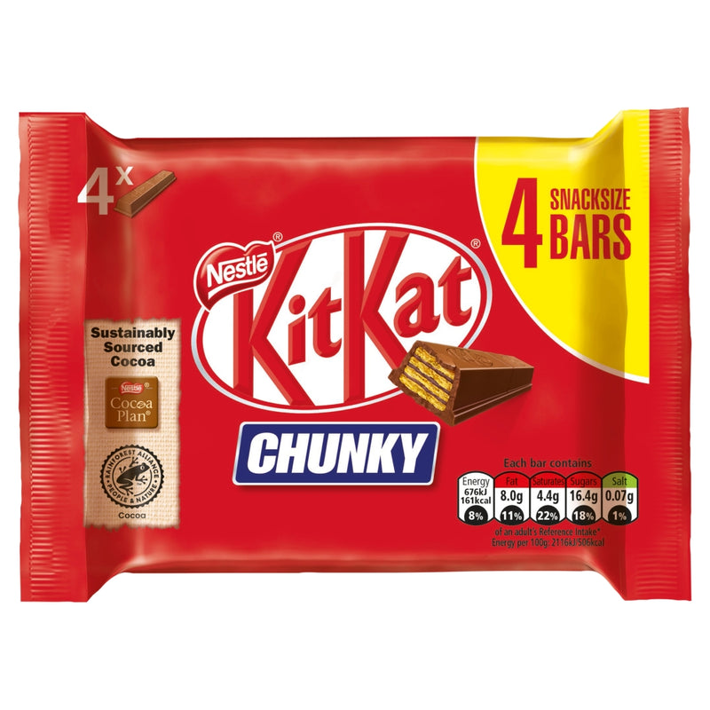 Kit Kat Chunky Milk Chocolate 4 Pack