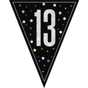 Banner Party black silver 13