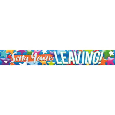 Banner Sorry You're Leaving