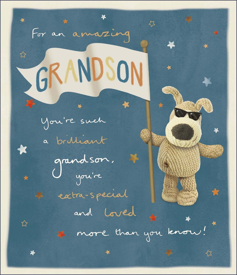 Carlton | Birthday Card Grandson | Cute Design | With Envelope