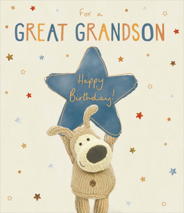 Carlton | Birthday Card Great Grandson | Cute Design | With Envelope