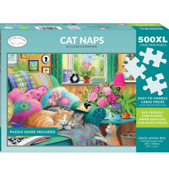 500 Piece XL Jigsaw Puzzle - Cat Naps