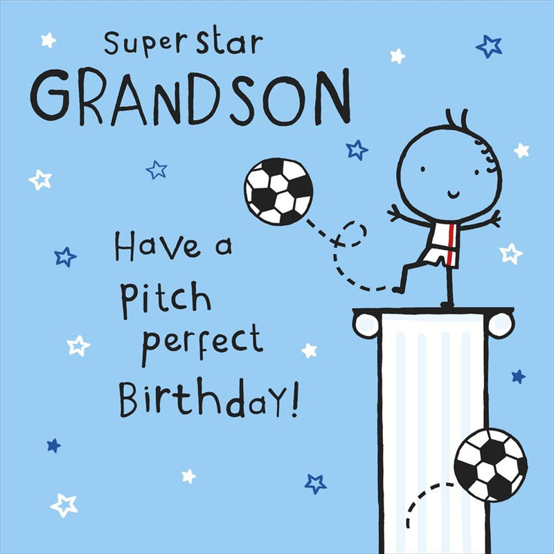 Carlton | Birthday Card Grandson | Cute Design | With Envelope