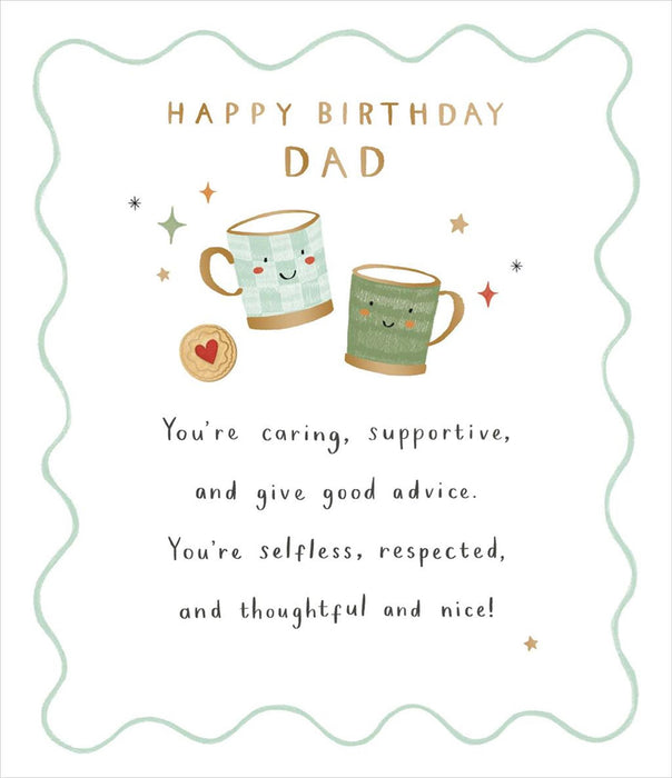 Carlton | Birthday Card Dad | Conventional Design | With Envelope