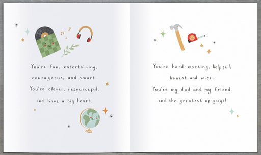 Birthday Card Dad - back