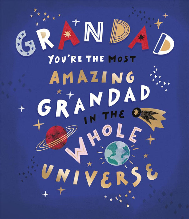 Carlton | Birthday Card Grandad | Conventional Design | With Envelope