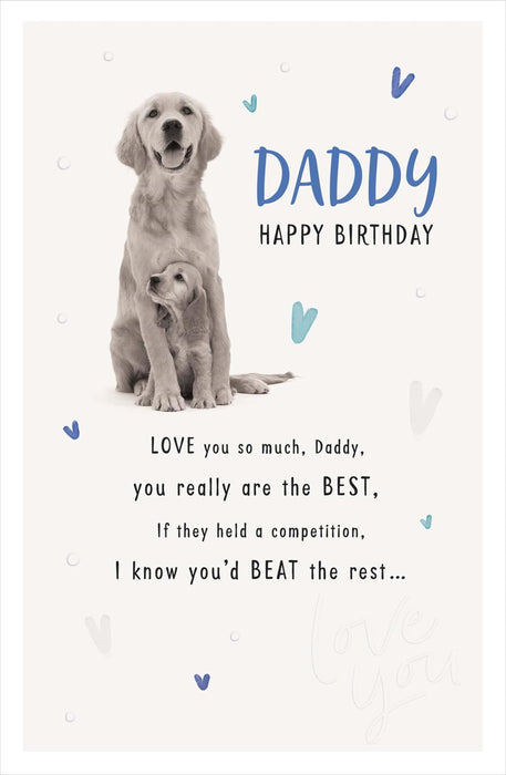 Carlton | Birthday Card Daddy | Cute Design | With Envelope