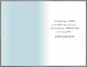 Birthday Card Daddy - back