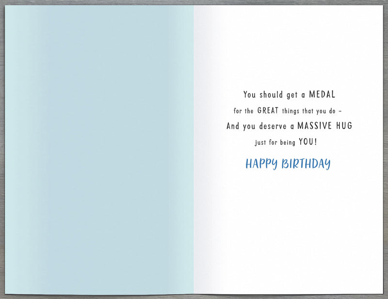 Birthday Card Daddy - back
