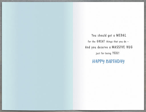 Birthday Card Daddy - back