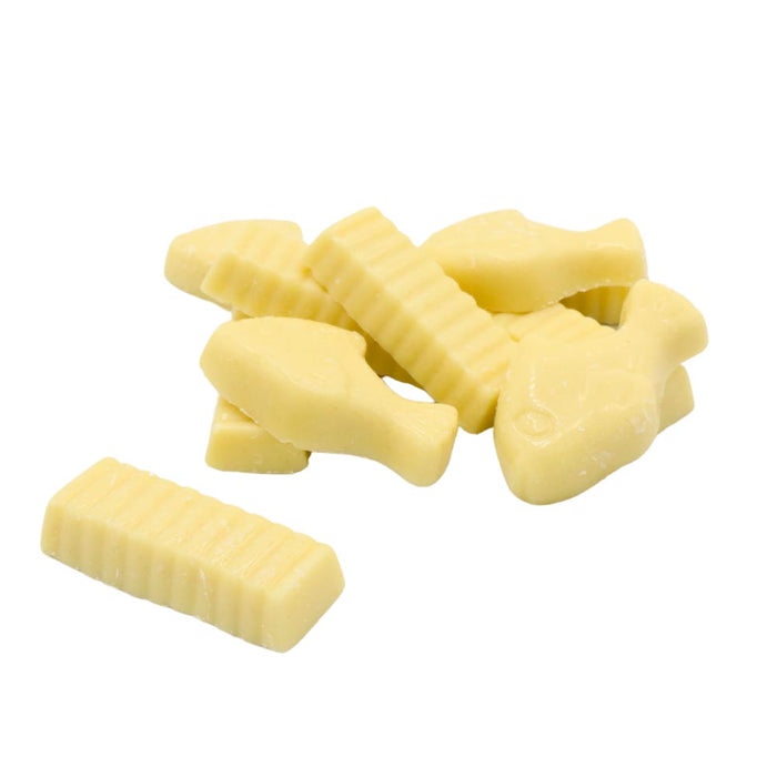 White Chocolate Fish & Chips pick and mix sweets
