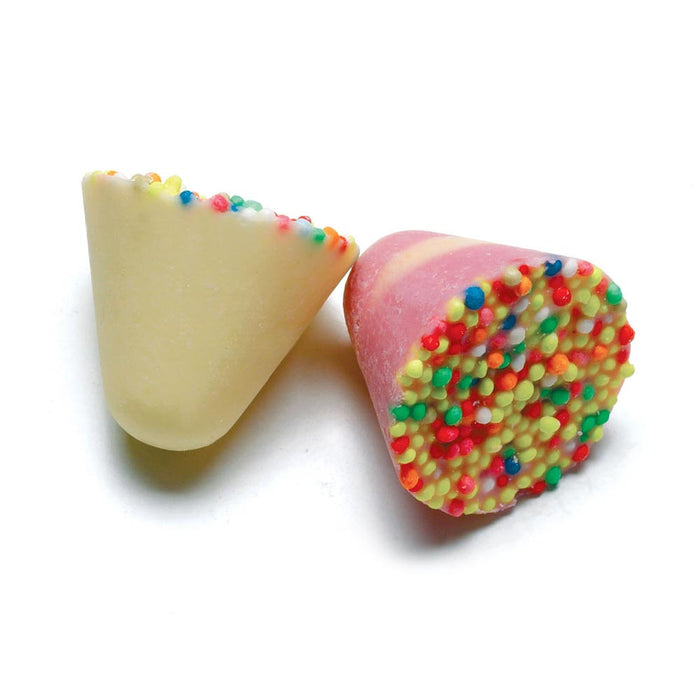 Pink & White Spinning Tops pick and mix sweets