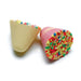 Pink & White Spinning Tops pick and mix sweets