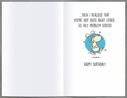 Birthday Card Brother - back