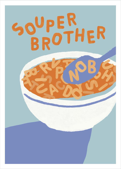 Hanson White | Birthday Card Brother | Humorous Design | With Envelope