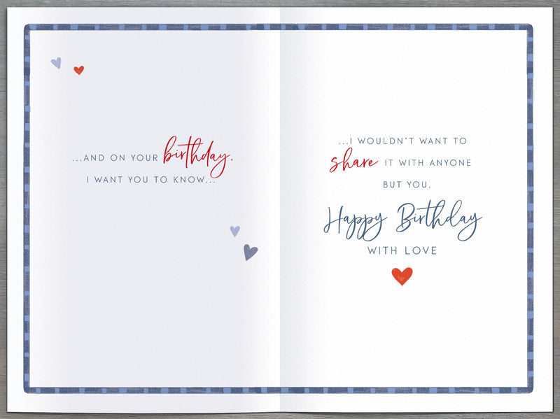 Birthday Card Husband - inside