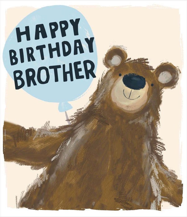 Carlton | Birthday Card Brother | Cute Design | With Envelope