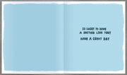 Birthday Card Brother - back