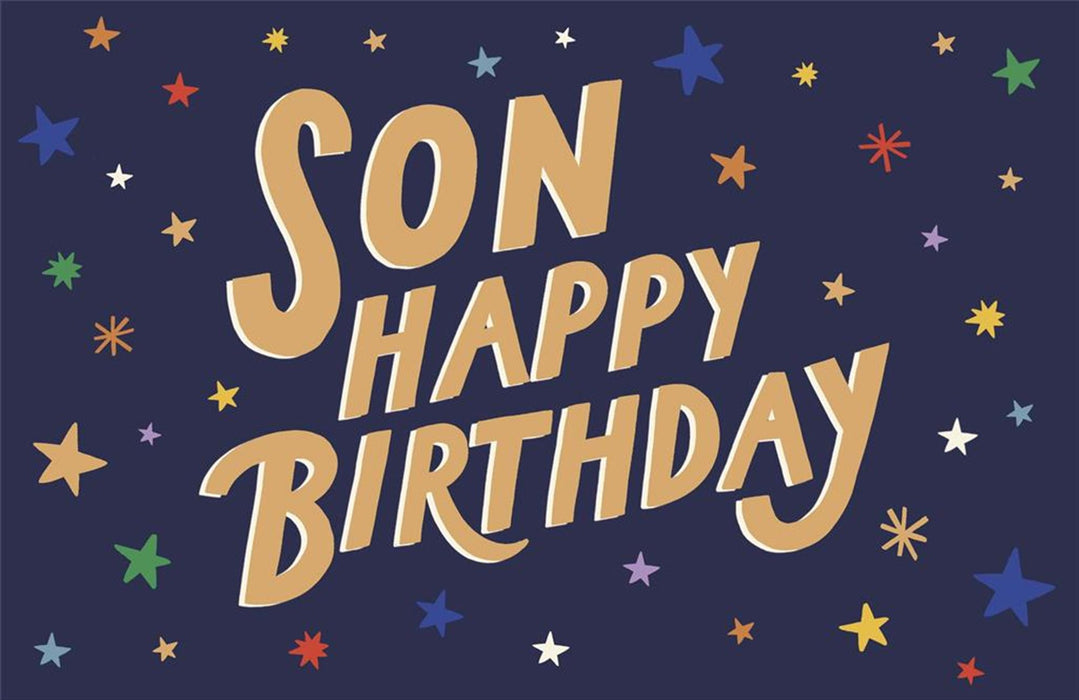 Carlton | Birthday Card Son | Conventional Design | With Envelope