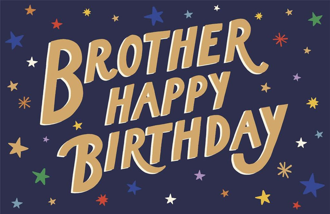 Carlton | Birthday Card Brother | Conventional Design | With Envelope