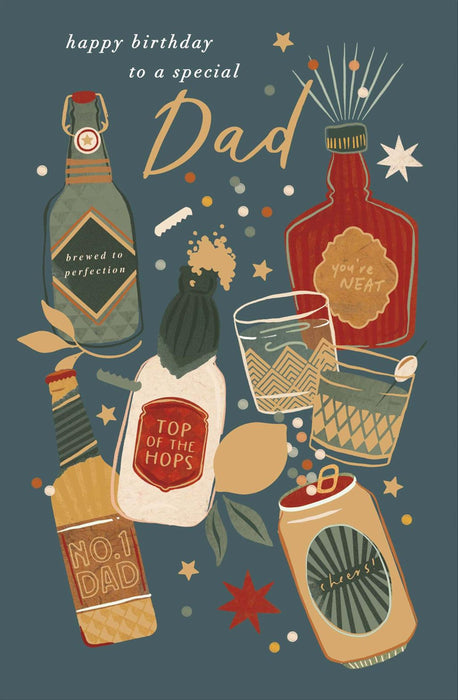 Gibson | Birthday Card Dad | Conventional Design | With Envelope