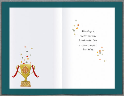 Birthday Card Brother-in-law - back