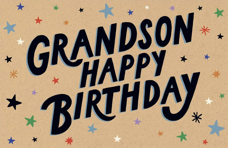 Carlton | Birthday Card Grandson | Conventional Design | With Envelope