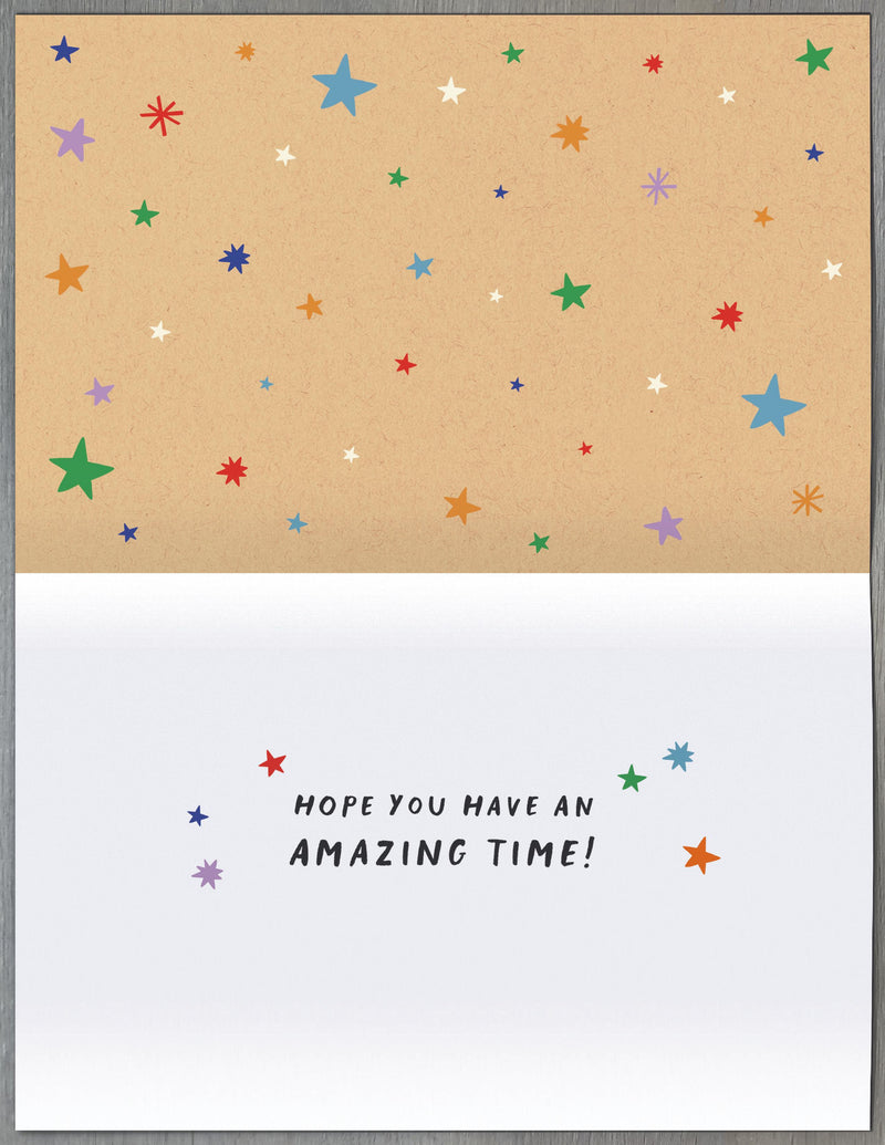 Birthday Card Grandson - back