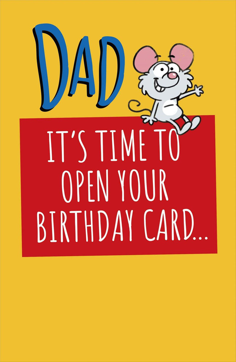 Hanson White | Birthday Card Dad | Humorous Design | With Envelope