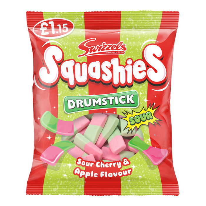 Swizzels Squashies Sour Cherry & Apple Bag 120g
