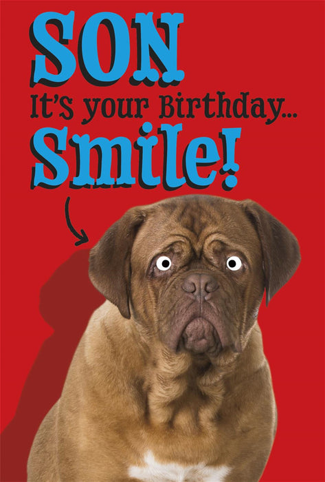 Hanson White | Birthday Card Son | Humorous Design | With Envelope