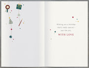 Birthday Card Son - back