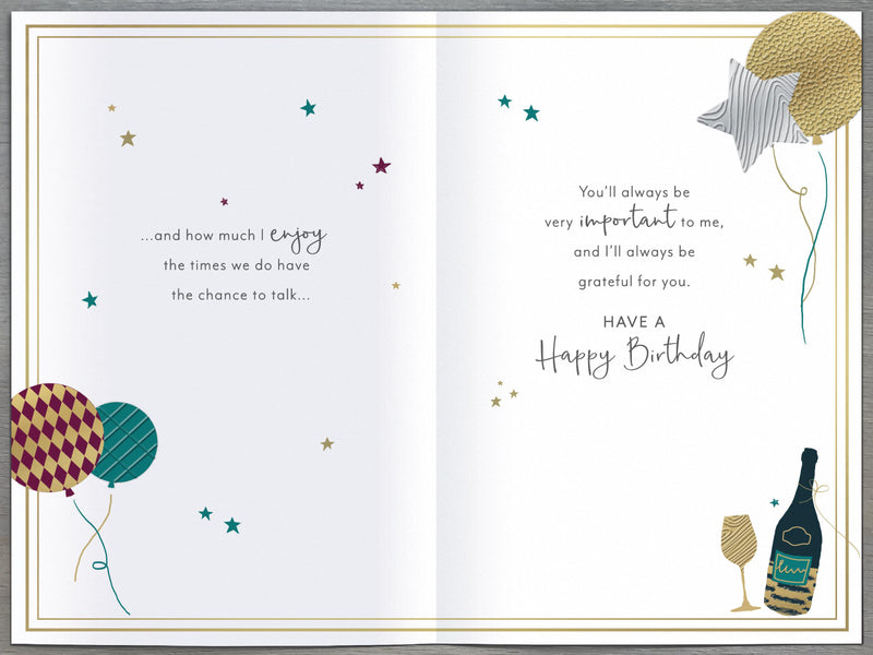 Birthday Card Brother - inside