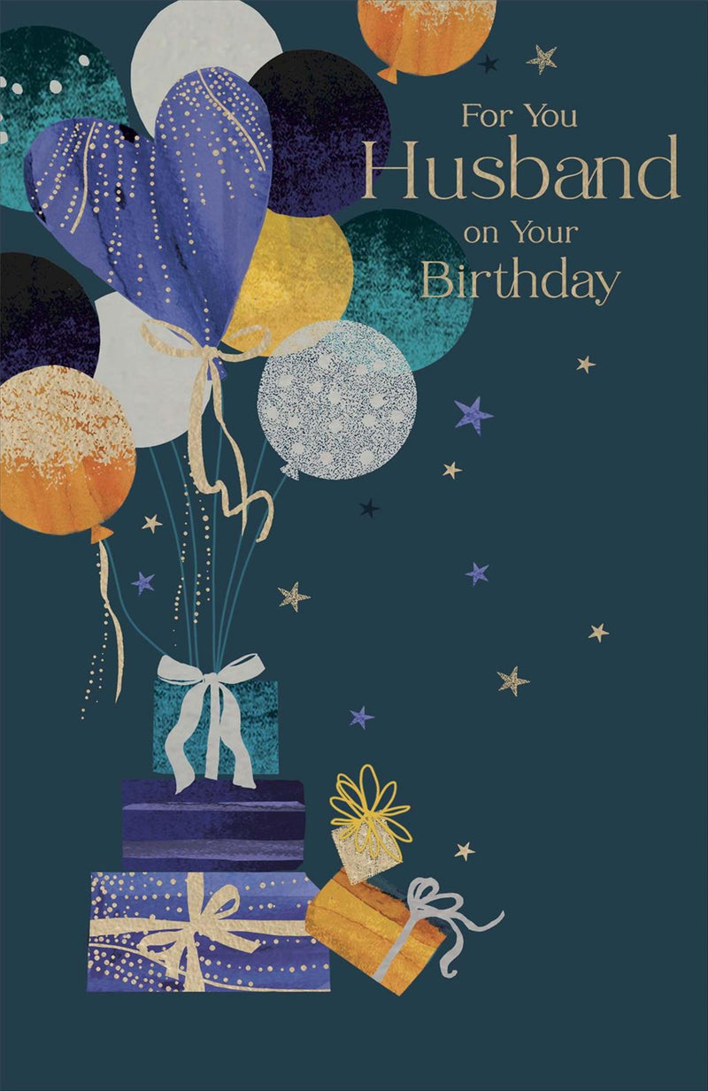 Carlton | Birthday Card Husband | Conventional Design | With Envelope