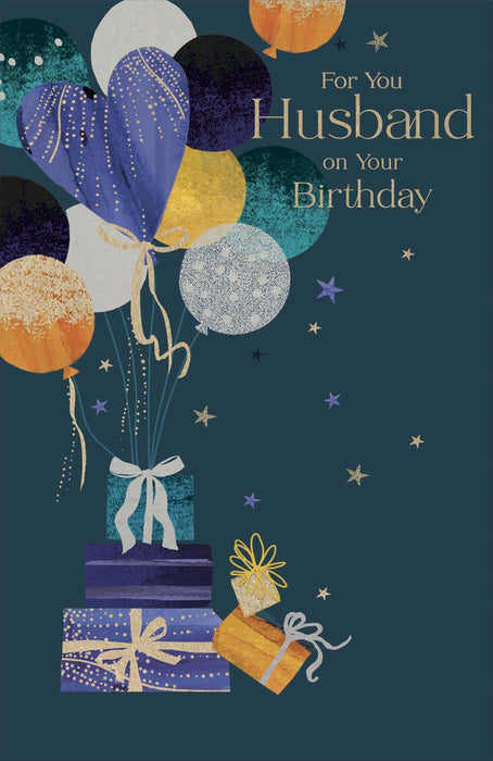 Carlton | Birthday Card Husband | Conventional Design | With Envelope