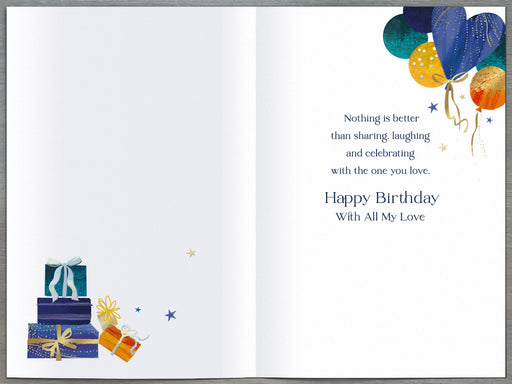 Birthday Card Husband - inside