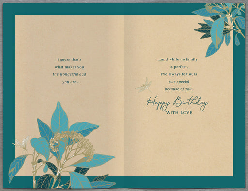 Birthday Card Dad - back