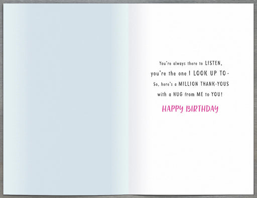 Birthday Card Mum - back