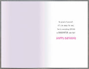 Birthday Card Daughter - back