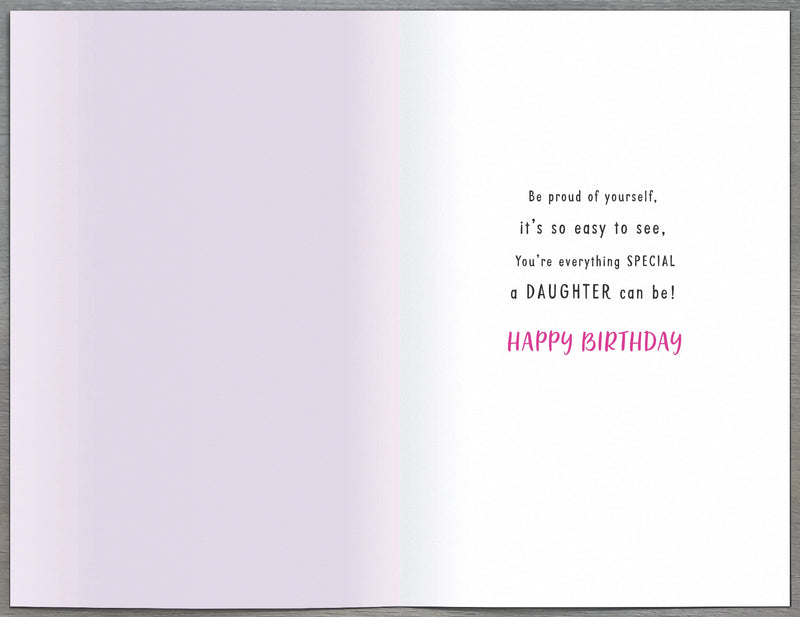 Birthday Card Daughter - back