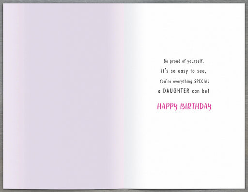 Birthday Card Daughter - back