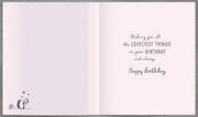 Birthday Card Daughter - back