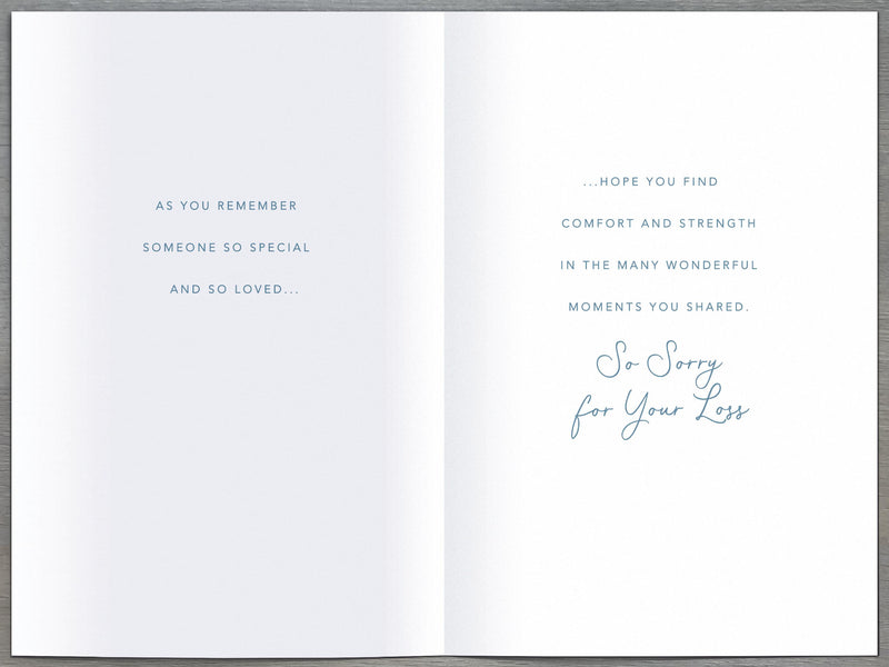 Sympathy Card - inside