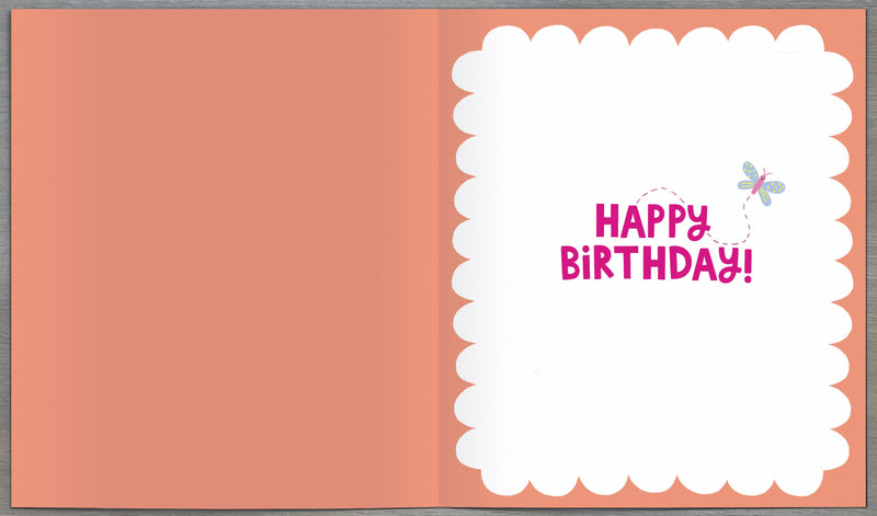 Birthday Card Sister - back