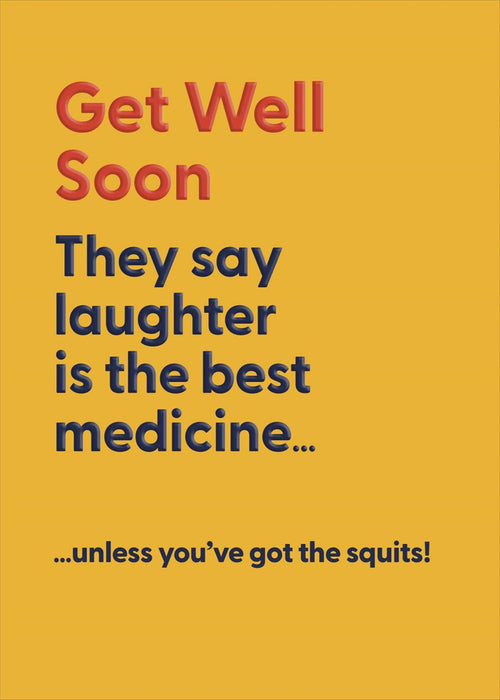 Hanson White | Get Well Card | Humorous Design | With Envelope