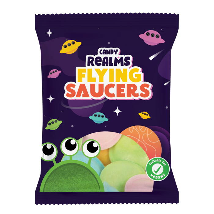 Candy Realms Flying Saucers Bag 36g